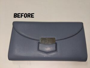 財布の修理　財布の染め直し　CELINE長財布のリペア2